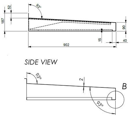 Alumasc Skyline CA90 Kensington Aluminium Canopy - All Colours