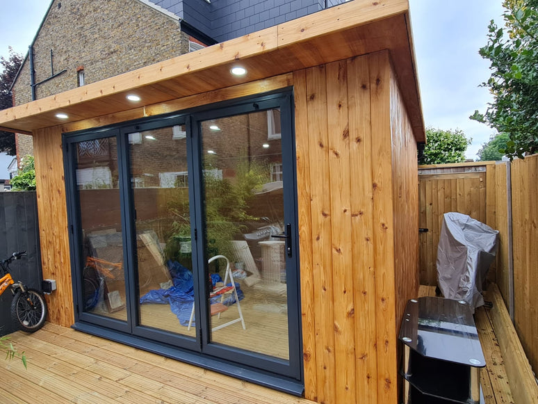 British Cedar Tongue & Groove Cladding Board 95mm x 19mm – Planed Smooth Cedar Timber for Garden Rooms, Sheds & Exterior Walls