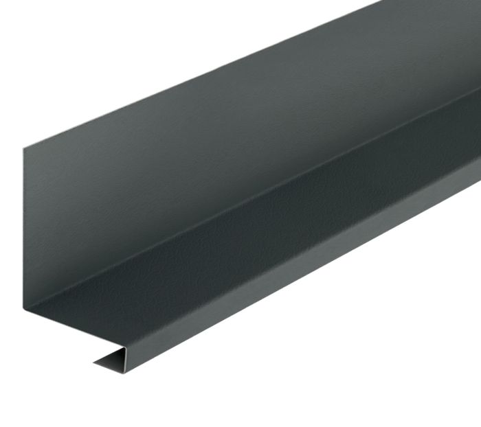 Drip Tray Flashings in PVC Plastisol Finish - 3m