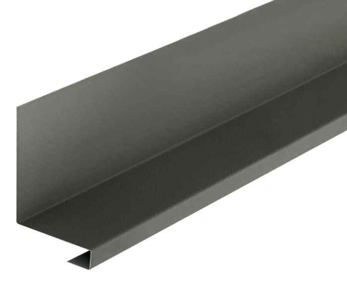 Drip Tray Flashings in PVC Plastisol Finish - 3m