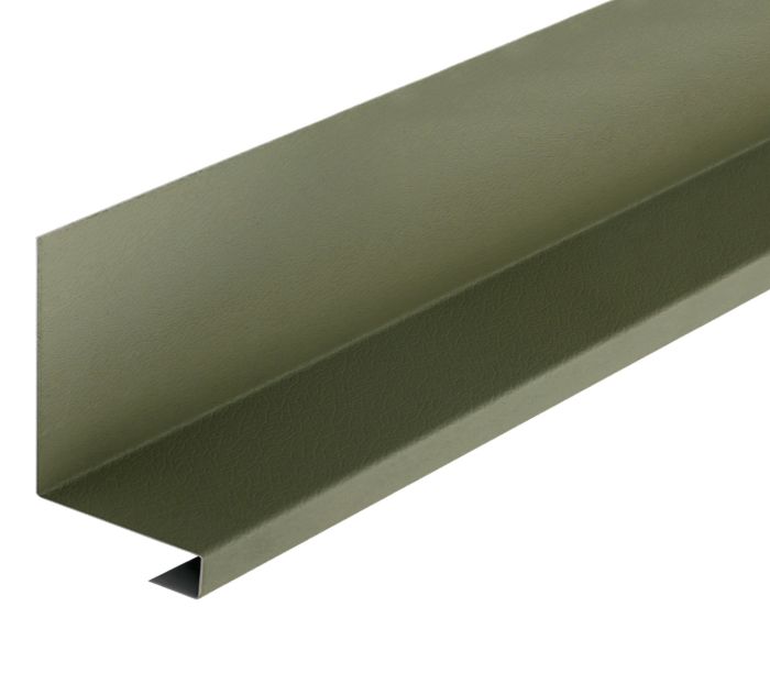 Drip Tray Flashings in PVC Plastisol Finish - 3m