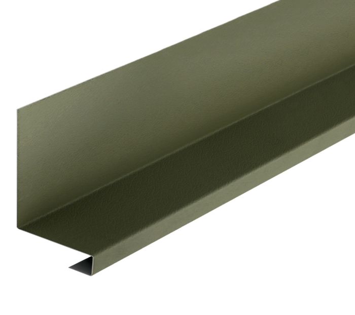 Drip Tray Flashings in PVC Plastisol Finish - 3m