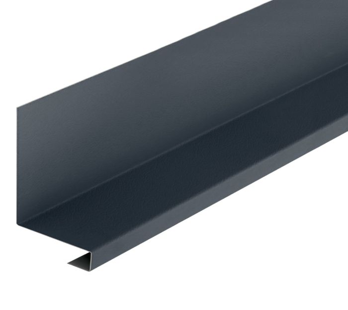 Drip Tray Flashings in PVC Plastisol Finish - 3m