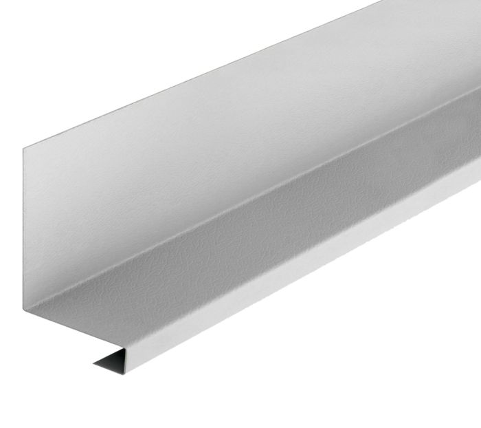 Drip Tray Flashings in PVC Plastisol Finish - 3m