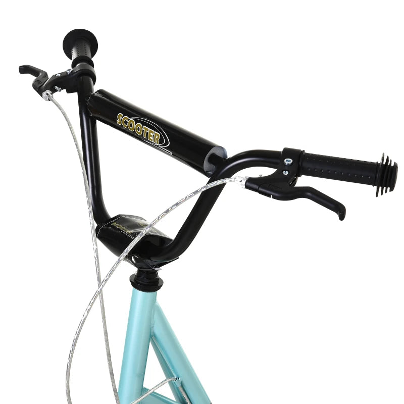 Adjustable Kick Scooter for Kids 5+ Anti-Slip Deck, Dual Brakes, Rubber Tyres | Blue for Boys & Girls