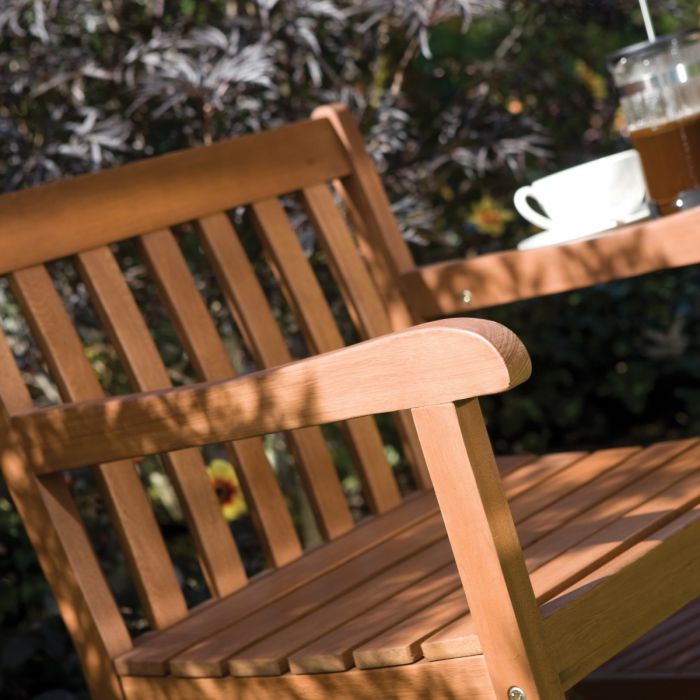 Wooden Hampton Companion Seat - Outdoor Garden Furniture