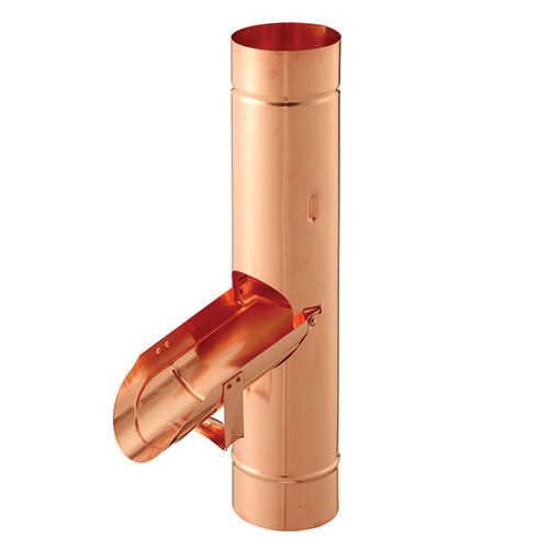 80mm Copper Downpipe Diverter