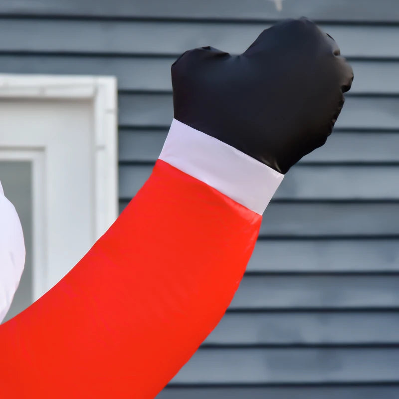 8ft Inflatable Christmas Santa Claus Decoration with LED Lights - Air Blown Outdoor Holiday Yard Décor