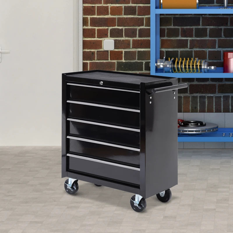 5-Drawer Tool Chest with Wheels and Lock