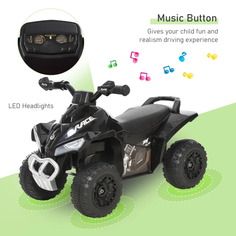 Green and Black Toddler Ride On Car Walker Foot to Floor for Kids