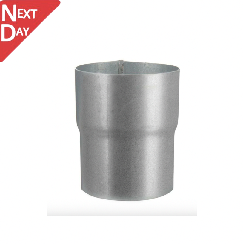80mm Galvanised Steel Downpipe Loose Connector