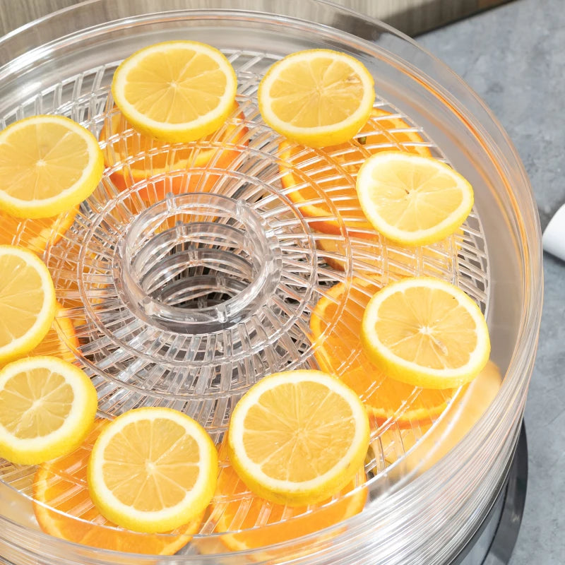 Premium Five-Tray Food Dehydrator for Healthy Snacks - Adjustable Temperature, BPA-Free, Perfect for Fruits, Vegetables, and Jerky