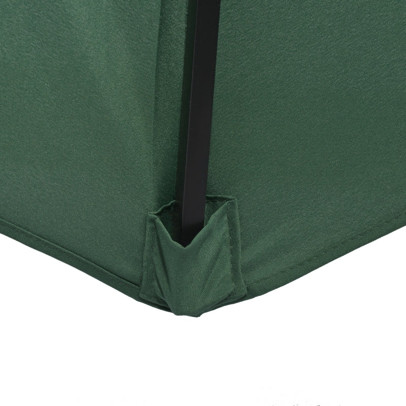 Green 3m Outdoor Market Umbrella with 8 Ribs