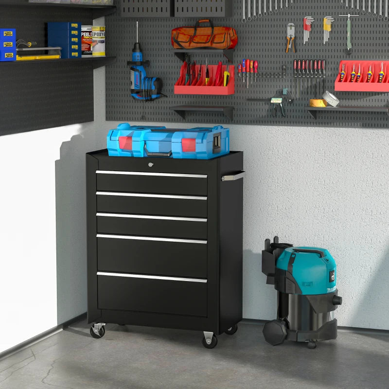 5-Drawer Tool Chest for Garage Storage