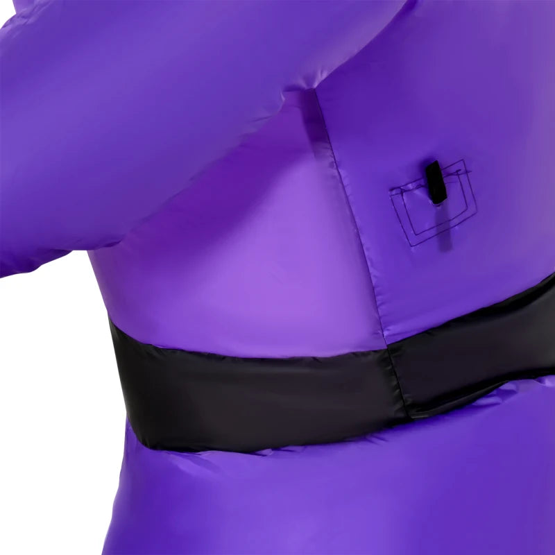 1.8m Inflatable Halloween Lawn Decoration - LED Witches & Black Cauldron Outdoor Air Blown Holiday Decor