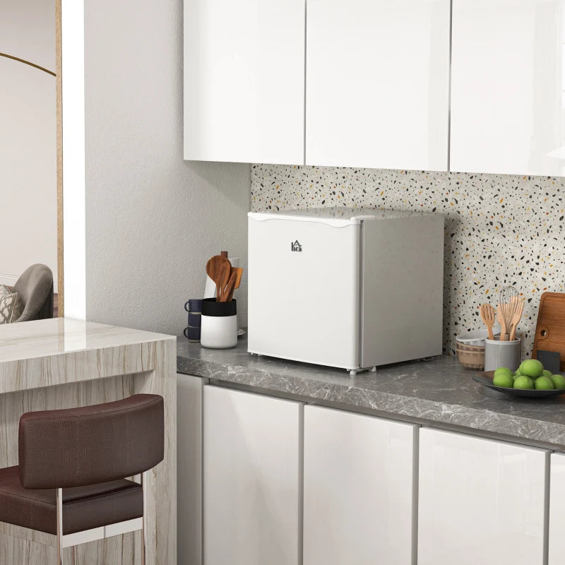 Compact 35L Mini Freezer -24°C to -14°C, Energy Efficient, Stylish White Design for Home or Office Storage
