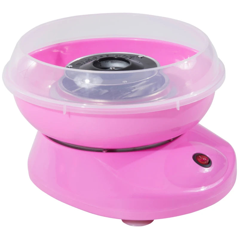 Electric Candy Floss Machine - 450W Cotton Candy Maker in Pink - Perfect for Parties & Events