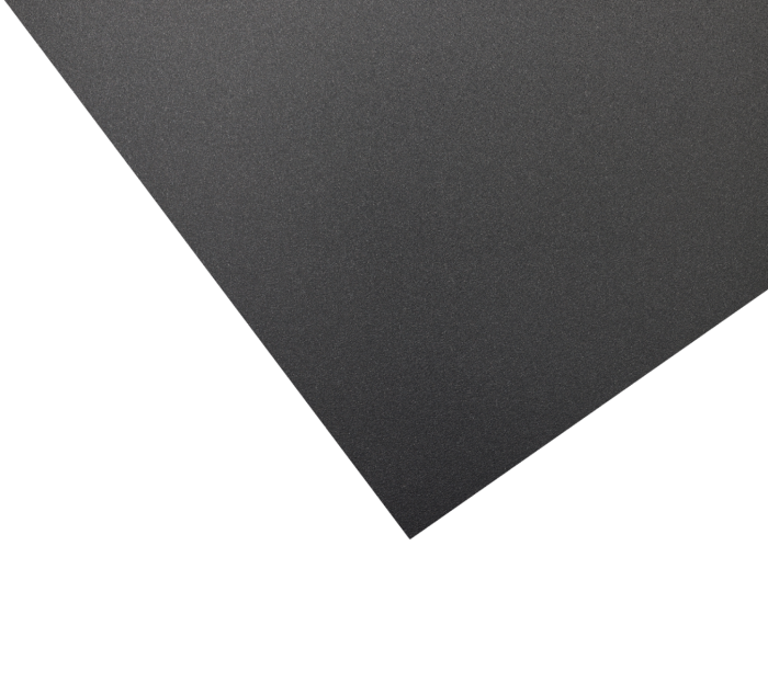 Curved 13/3 Corrugated GreenCoat Pural BT Coated Sheet - 0.7mm Thick, Nordic Black - 3.9m