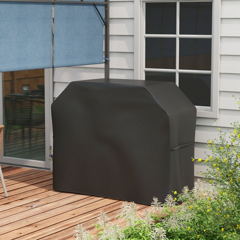 Black Protective Grill Cover - 147 x 61cm, Plastic Coated