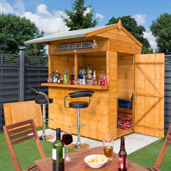 Outdoor Garden Shed With Minibar