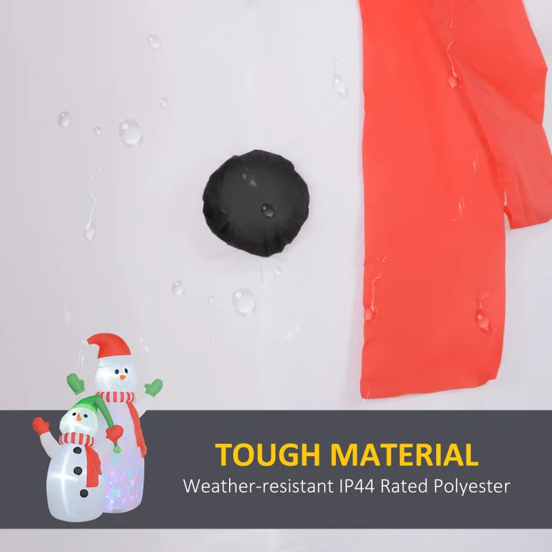 8ft Inflatable Snowman & Son Christmas Decoration - Festive Holiday Yard Decor for Outdoor Winter Wonderland