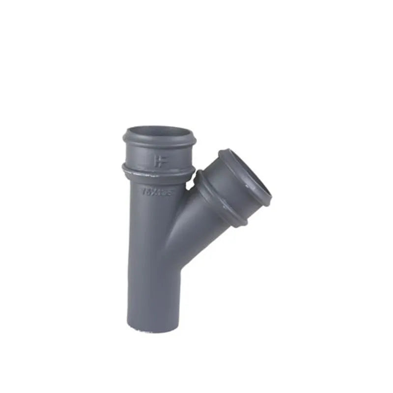 Hargreaves Cast Iron 65mm 135 Degree Rainwater Branch - Primed