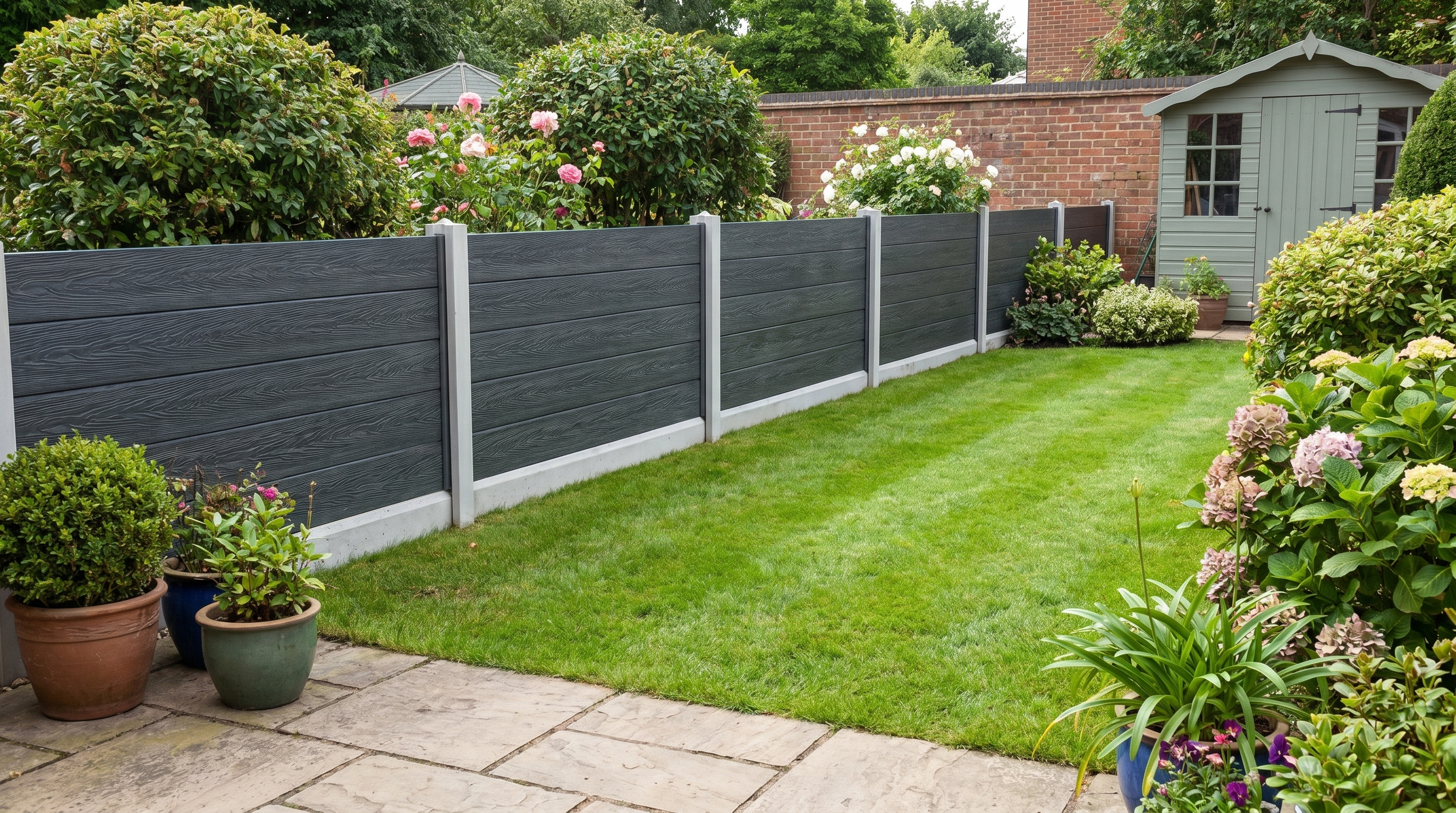 Premium Composite Fence Post Aluminium Inserts - 40mm x 40mm x 1830mm