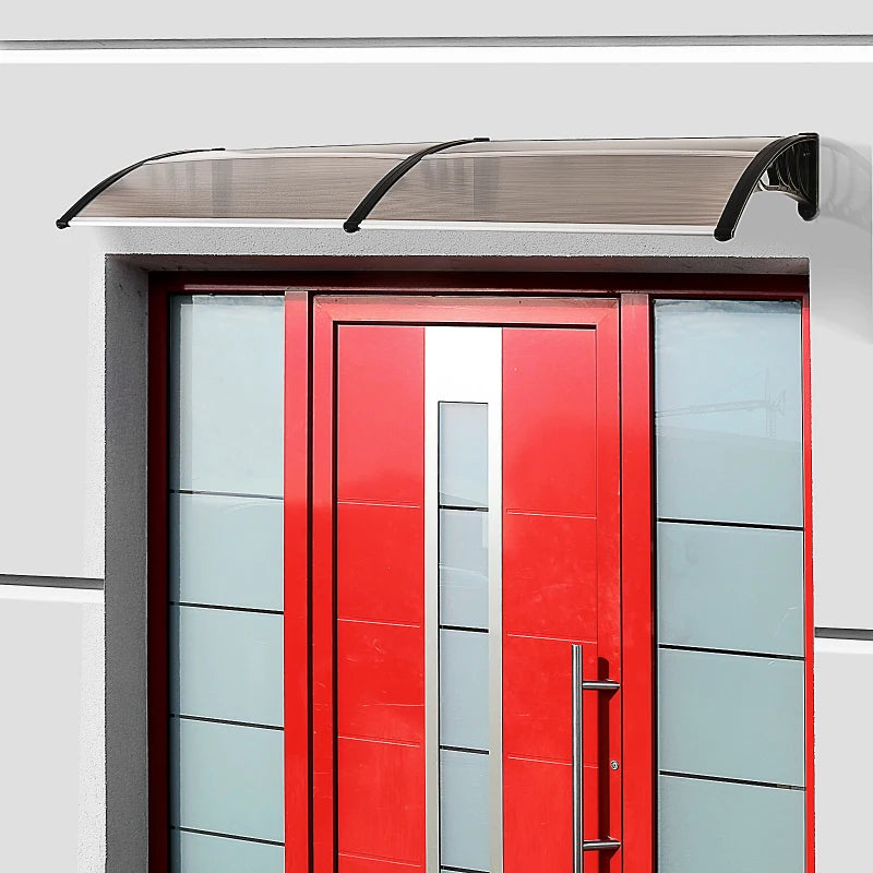 Curved Polycarbonate Door Canopy