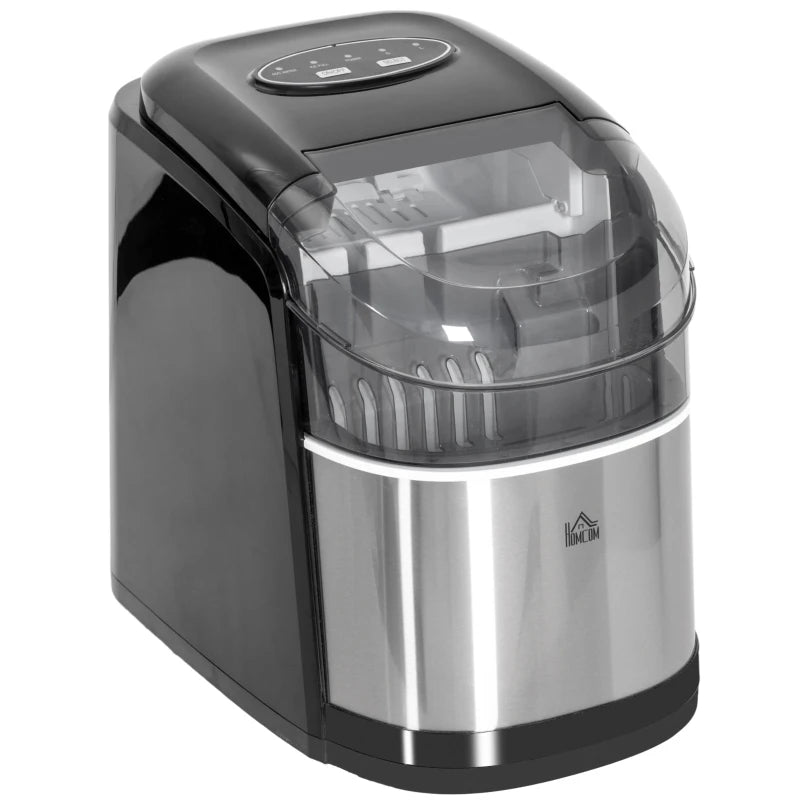 12kg Countertop Ice Machine with Scoop - Compact, Efficient Ice Maker for Home, Parties & Events - Perfect for Drinks
