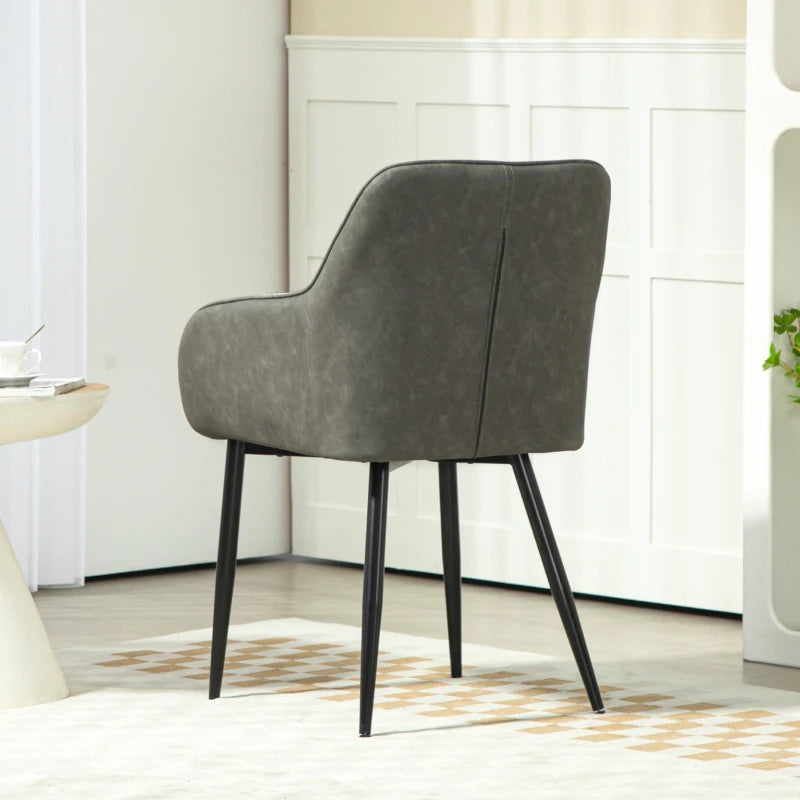 Upholstered Accent Chair with Foot Pads, Chenille Fabric Front and PU Back, Ideal for Living Room or Bedroom, Cream White