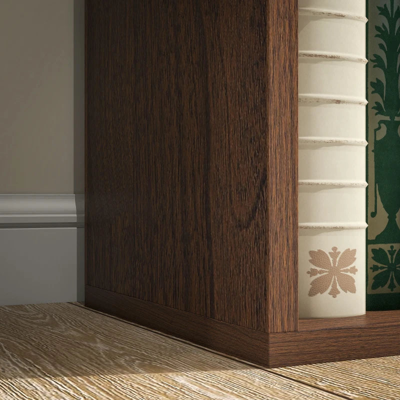 Stylish Seven-Cube Bookcase in Walnut Wood Effect - Modern Storage Solution for Home or Office