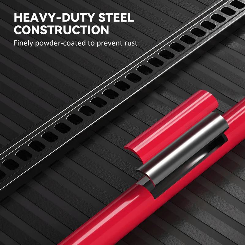 3 Tonne High Lift Farm Jack 33 Inch for 4x4 Tractors Trucks Agricultural Use Red