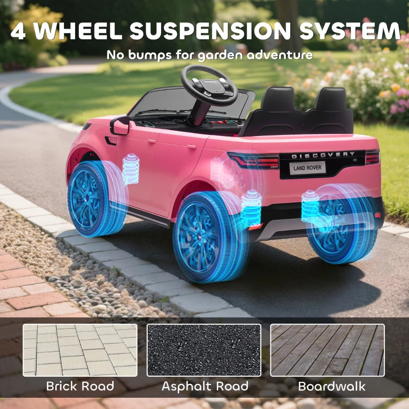 Licensed 12V Kids Electric Land Rover Discovery Car with Remote Control and Music