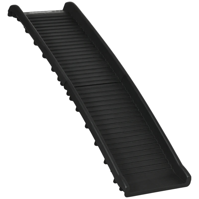 Foldable Pet Ramp for Dogs - Car Ramp for SUVs & Cars, Lightweight & Portable, Black Color