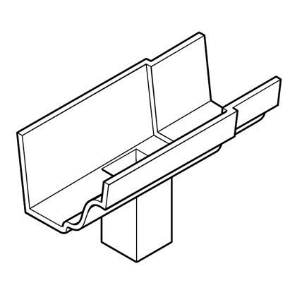 5 x 4 Primed CI Moulded 100x75mm Running Outlet