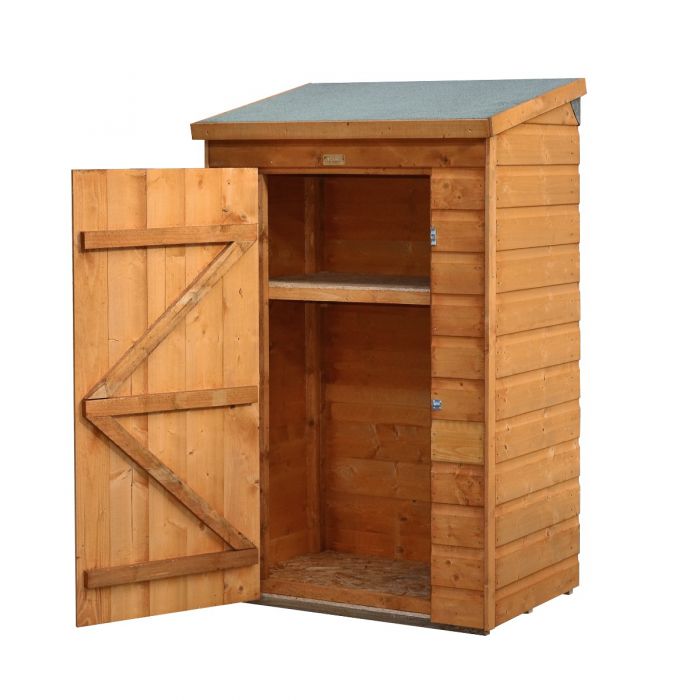 Honey Brown Small Wooden Storage Unit