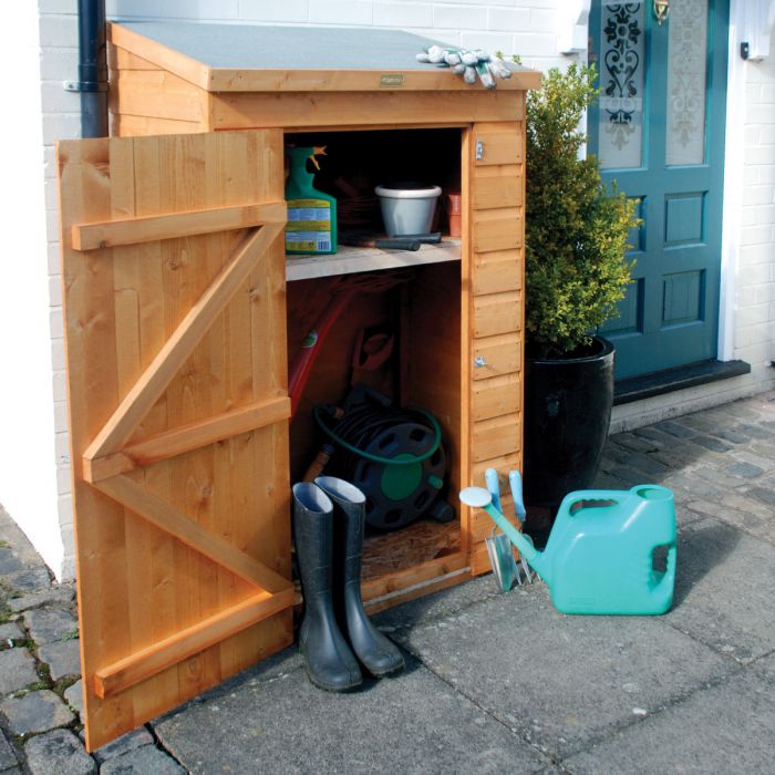 Honey Brown Small Wooden Storage Unit