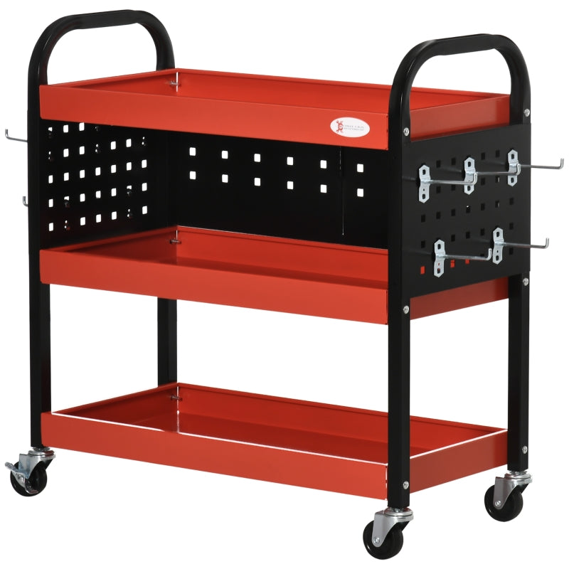 3-Tier Tool Cart for Garage Organization