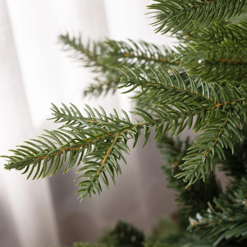 7ft Green Bare Artificial Christmas Tree with 2445 Tips - Lush, Realistic Holiday Decor for Home & Office
