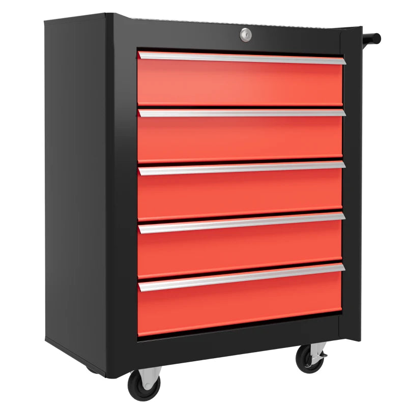 5-Drawer Tool Chest with Wheels and Lock