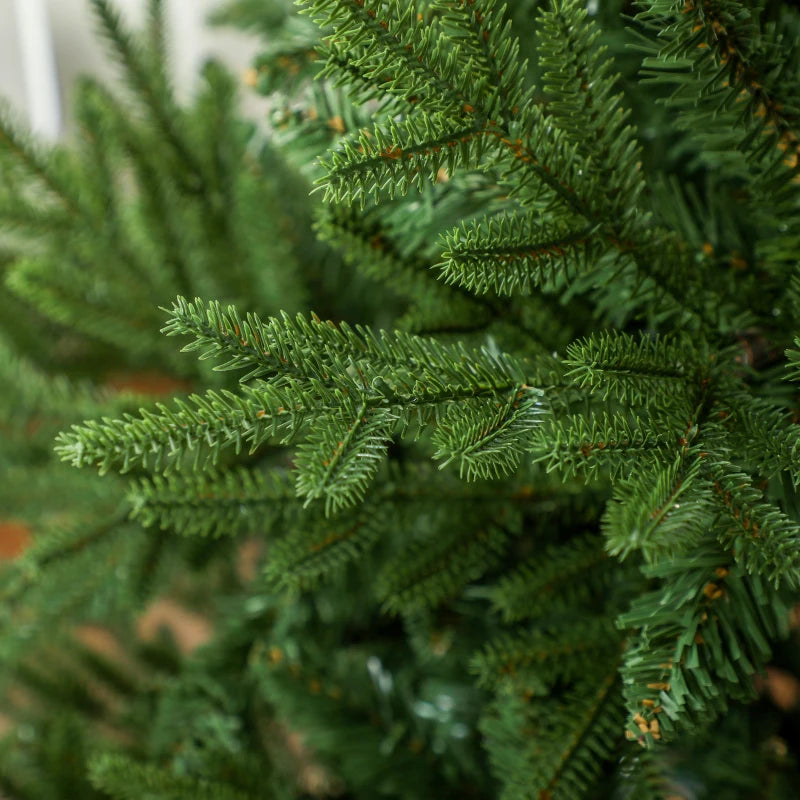 5ft Bushy & Bare Green Artificial Christmas Tree - Lush Holiday Decor for Home & Office, Easy Setup, Realistic Look