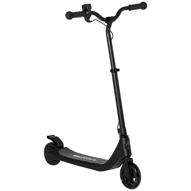 Electric Scooter for Kids, 120W Motor, Adjustable Height, Rear Brake, Safe E-Scooter for Ages 6+, Black