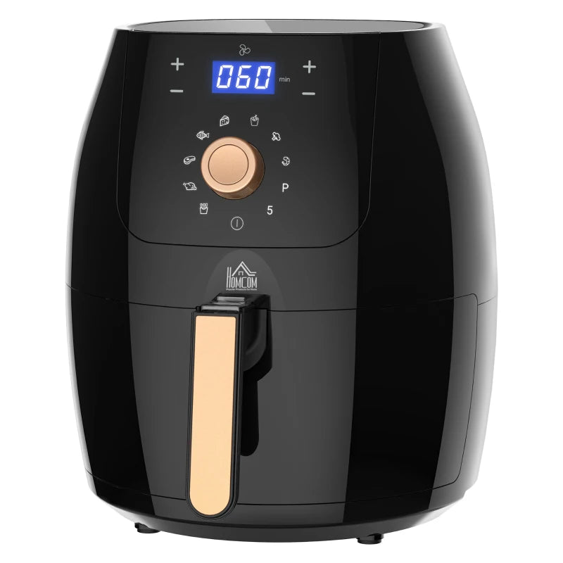 5.5L 1700W Digital Air Fryer with Adjustable Temperature 80-200°C - Healthy Cooking Made Easy!