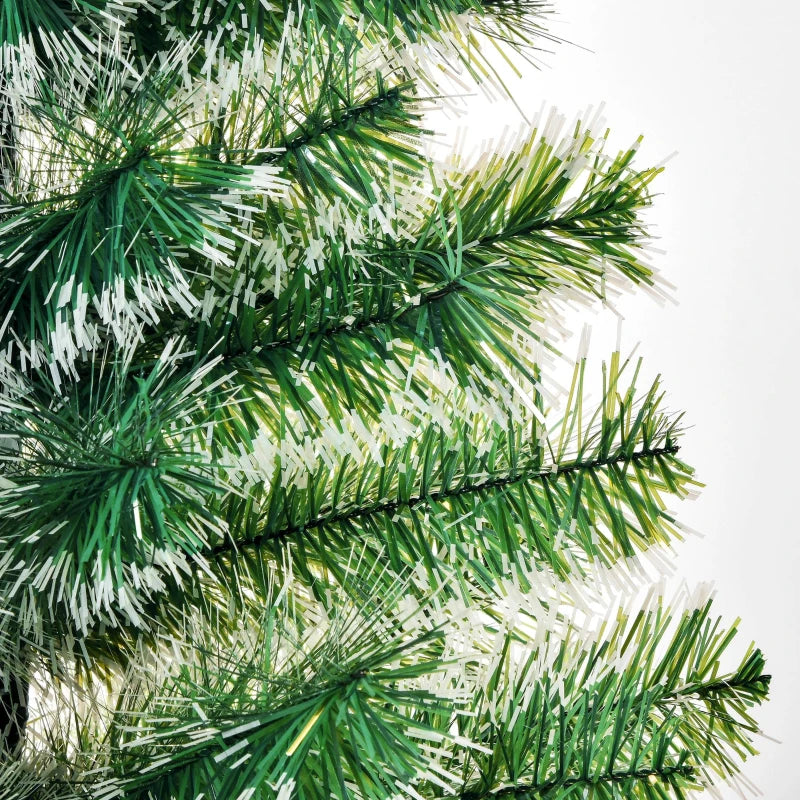 5FT Artificial Christmas Tree with Metal Stand - Indoor Holiday Decoration & Perfect Xmas Gift - Lush Branch Tips