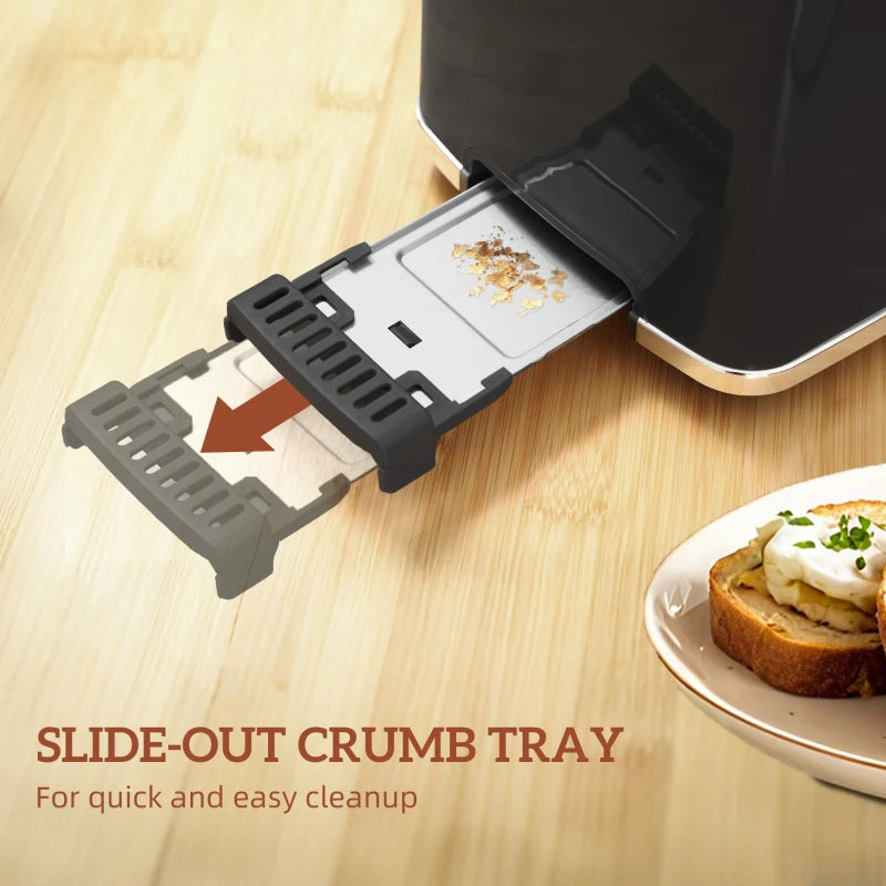 Premium Black Touch Screen Kettle and Toaster Set - Modern Kitchen Appliances for Effortless Cooking and Stylish Design