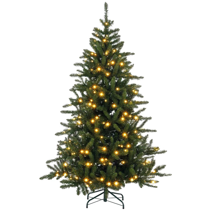 6ft White Light Artificial Christmas Tree - Pre-Lit, Realistic Look, Perfect for Holiday Decor, Easy Assembly, Indoor Use