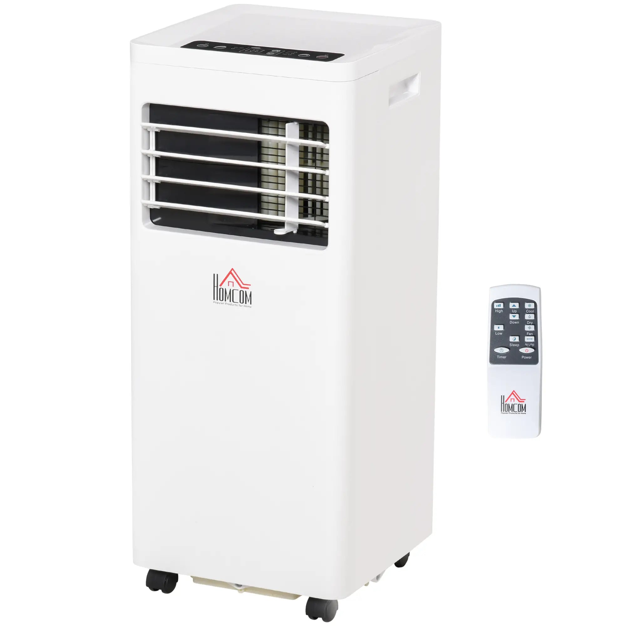 7000 BTU Portable Air Conditioner – 3-in-1 AC Unit with Cooling, Dehumidifier & Fan Modes, Remote Control, 24H Timer, LED Display, Window Kit, Ideal for Rooms up to 26m²