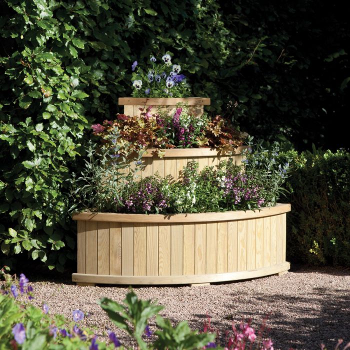 Corner Cascade Planter for Small Spaces