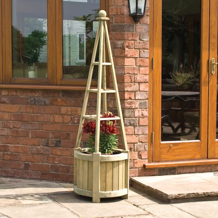 Marberry Obelisk Planter