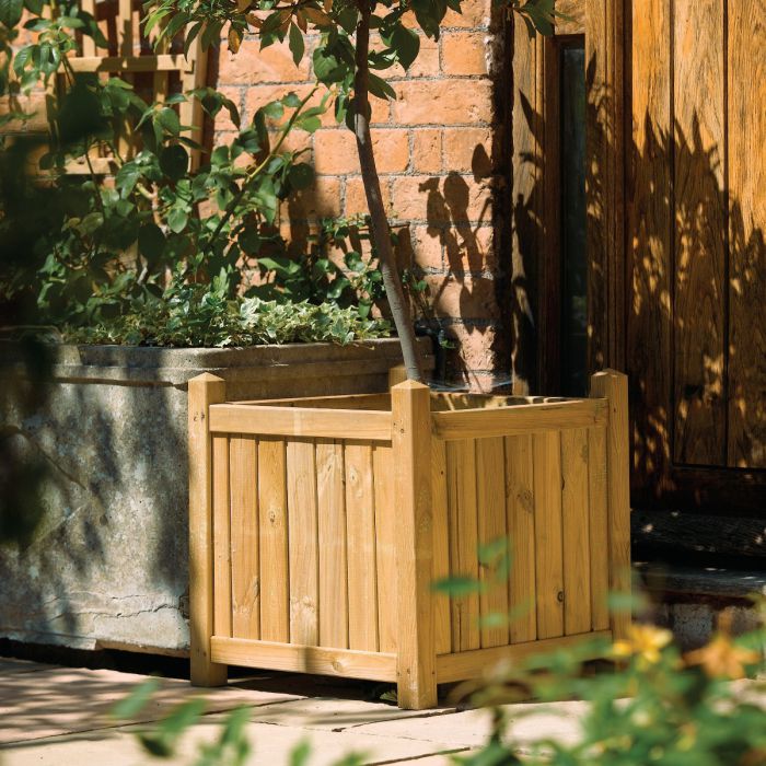 Square Wooden Garden Planter Box